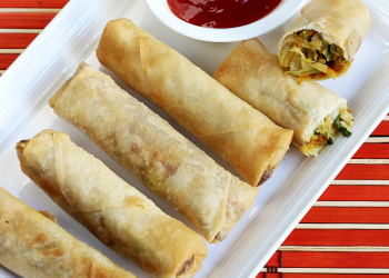 Vegetable Spring Roll (6 Pc)